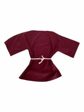 Kids Shepard Costume Top Maroon Nativity Christmas Pageant Play Unisex OS